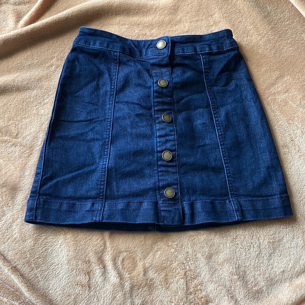 COPPER KEY - JEAN SKIRT